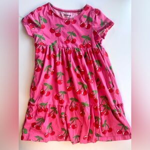 Mini Boden Tiered Cherry Knit Dress 9/10